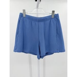 Xirena Sweatshort Shayne Cape Blue Cotton Fleece Drawstring NWT Size Small